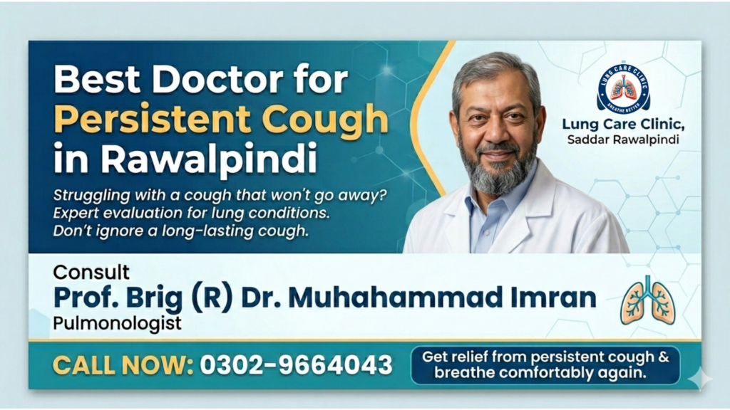 Best Doctor for Persistent Cough in Rawalpindi - What to Look For