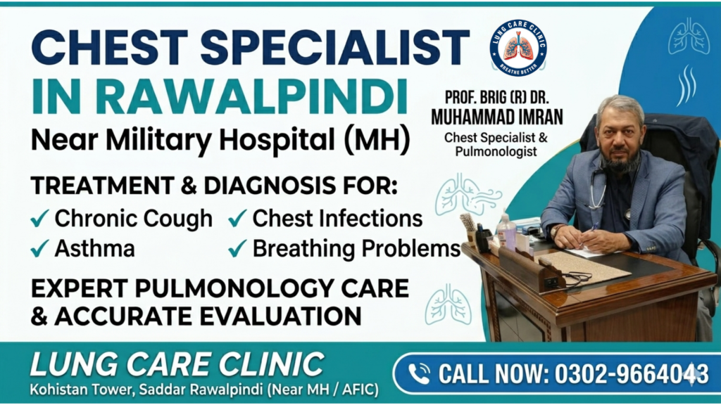 Chest Specialist Rawalpindi Near Military Hospital