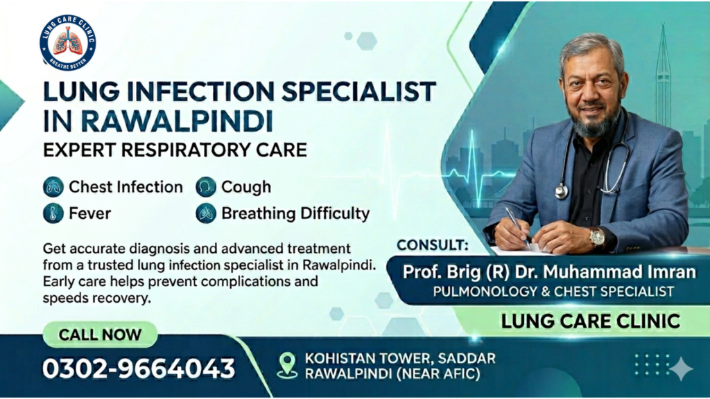 Top Lung Infection Specialist in Rawalpindi for Quality Care