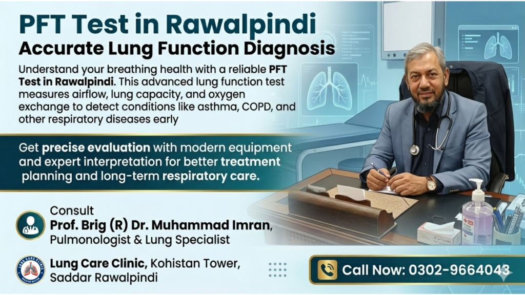 PFT Test Rawalpindi: Complete Guide to Lung Function Testing