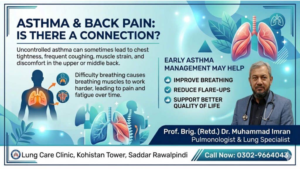 Asthma and Back Pain - Can Uncontrolled Asthma Be the Cause?
