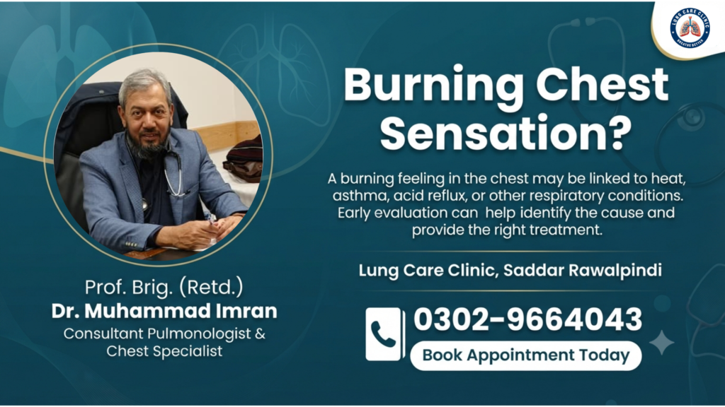 Burning Chest Sensation - Causes and Treatment