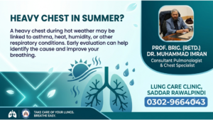 Heavy Chest in Summer – Causes and Treatment