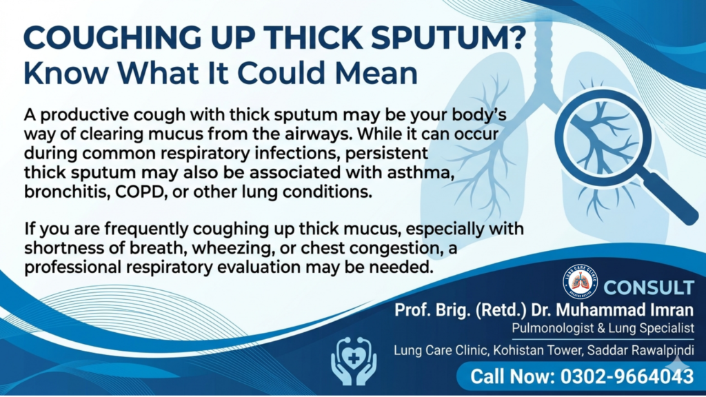 Understanding Productive Coughs with Thick Sputum