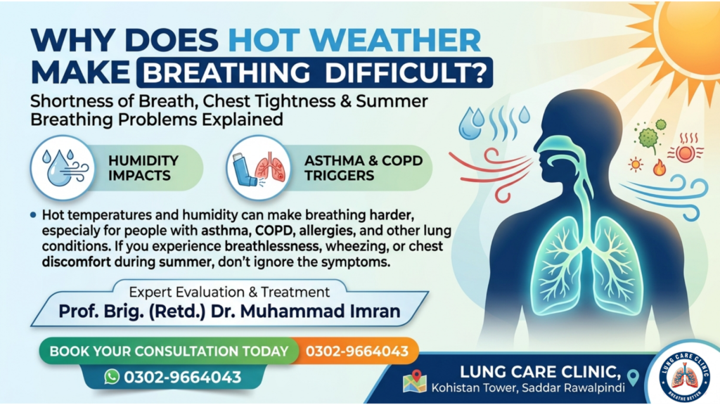 Why Does Hot Weather Make Breathing Difficult?