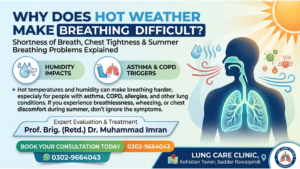 Why Does Hot Weather Make Breathing Difficult?