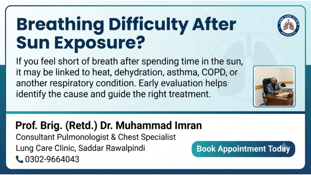 Breathing Difficulty After Sun Exposure - Causes and Relief