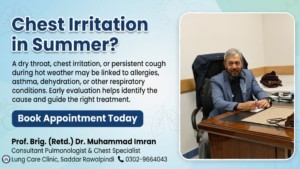 Chest Irritation in Summer – Causes and Relief
