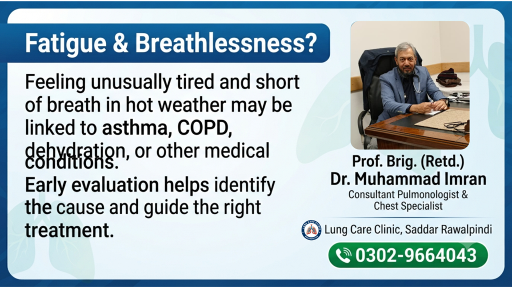 Fatigue and Breathlessness - Causes and Treatment