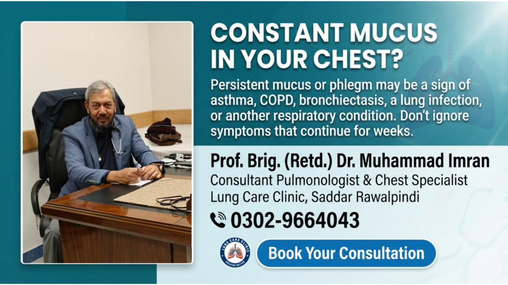 Is Constant Mucus in Chest a Sign of Lung Disease?