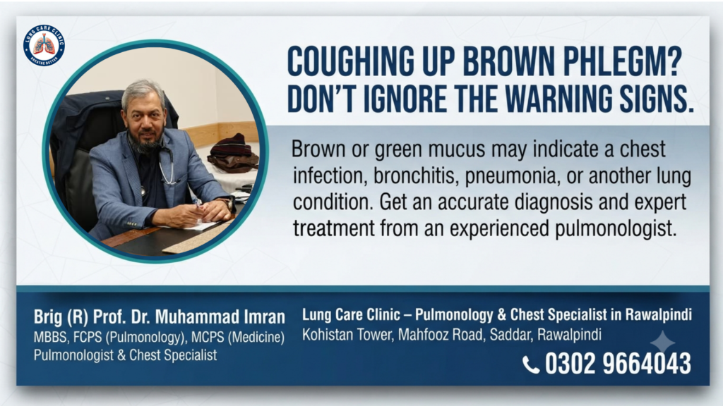 Coughing Up Brown Phlegm - What Does It Mean?