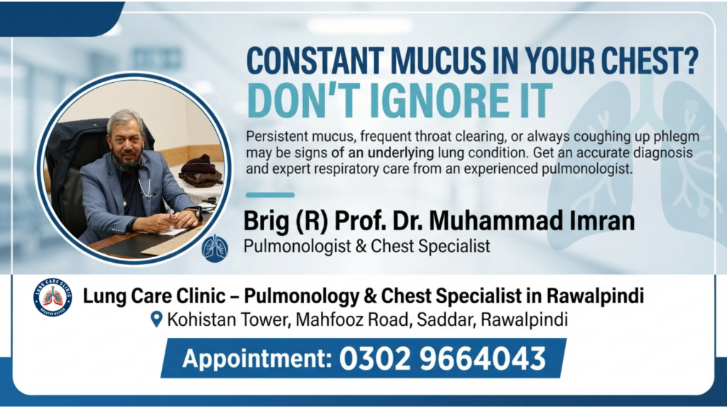 Is Constant Mucus in Your Chest a Sign of Lung Disease?