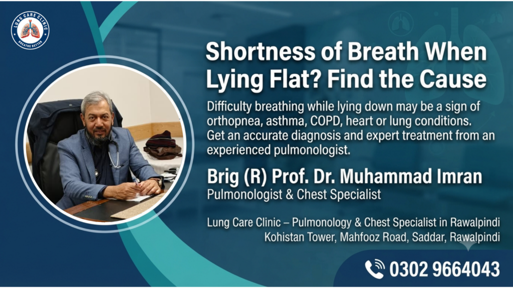Shortness of Breath When Lying Flat (Orthopnea) - Why It Happens