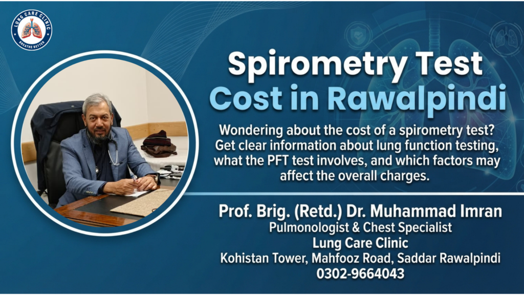 Spirometry Test Cost in Rawalpindi