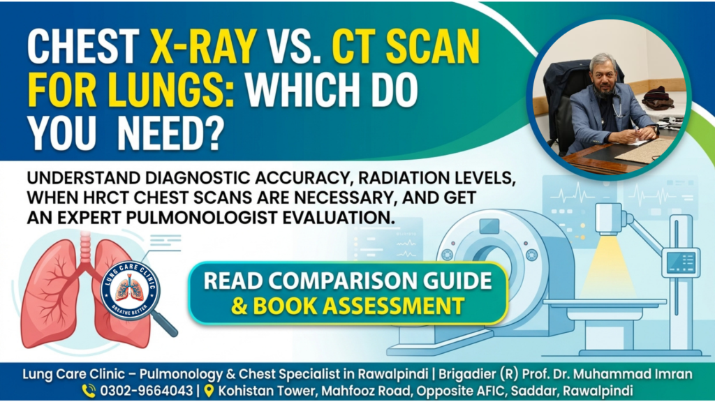 Chest X Ray vs CT Scan Lungs