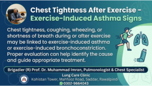 Chest Tightness After Exercise – Exercise-Induced Asthma Signs
