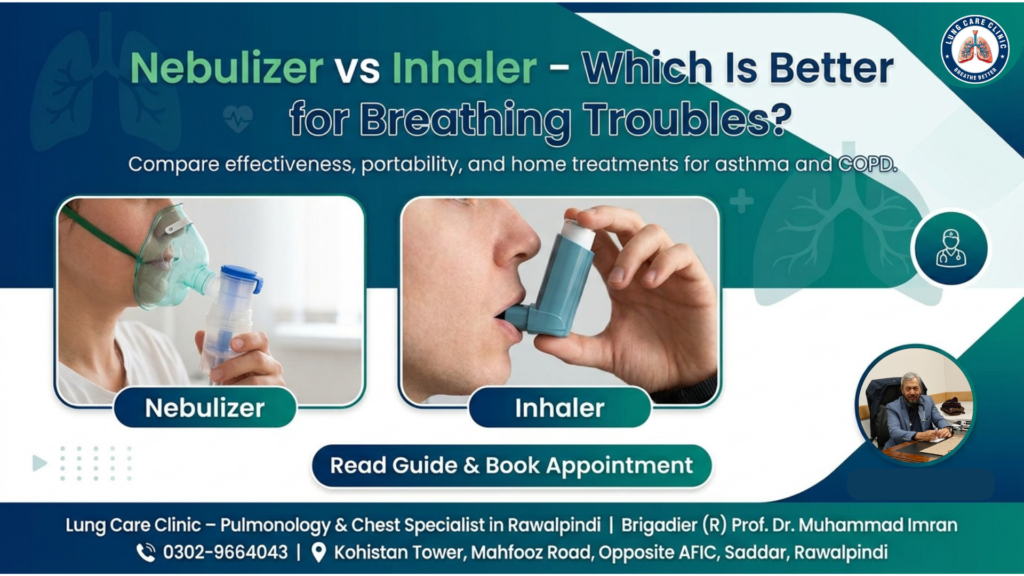 Nebulizer vs Inhaler